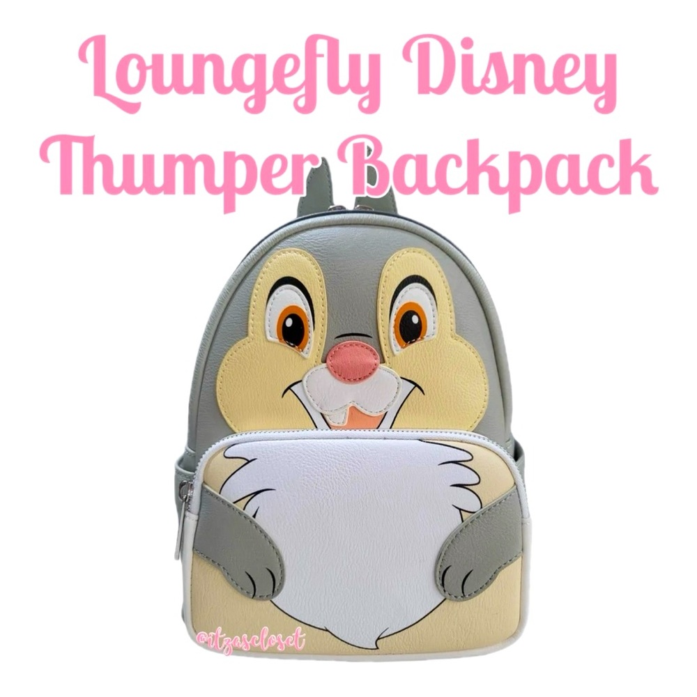 Loungefly Disney Bambi Thumper Cosplay Mini Backpack NWT